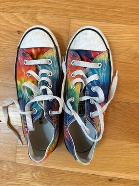 Converse Kids Tie-Dye Low Top Sneakers - Multicolor